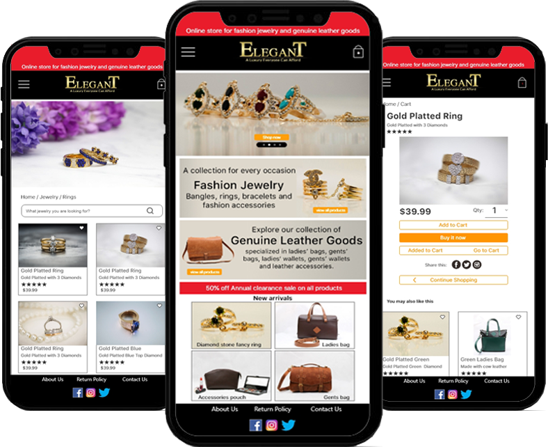 Elegant title visual