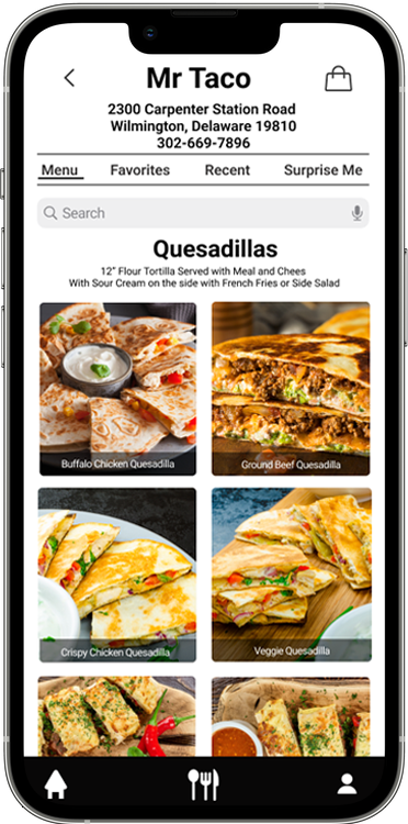 High-fidelity food details